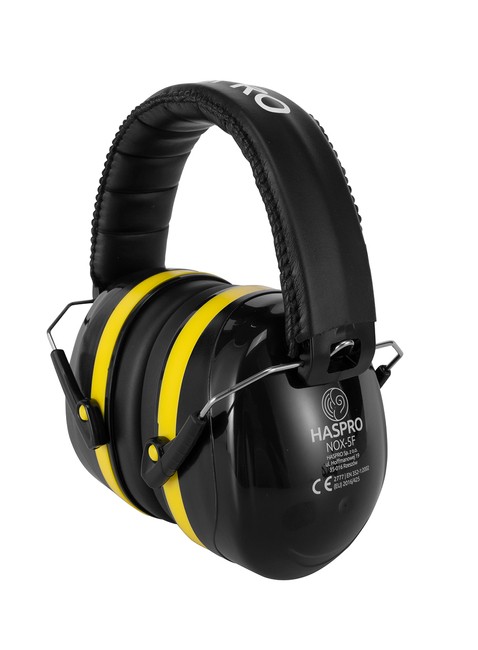 Uniwersalne nauszniki ochronne Haspro Nox 5F Safety Earmuffs - black