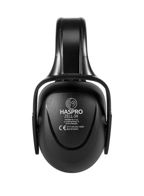 Uniwersalne nauszniki ochronne Haspro Zell 3X Safety Earmuffs - black