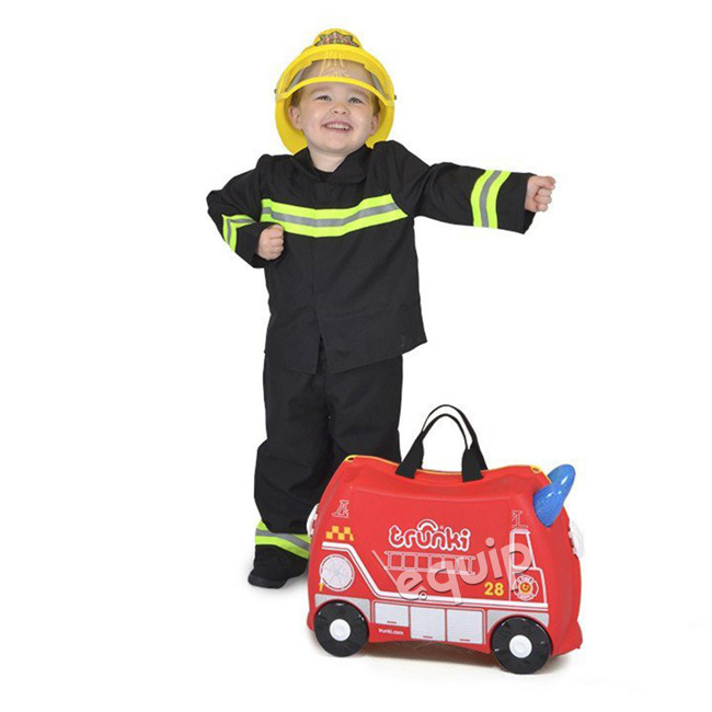 Walizka dla dzieci Trunki - wóz strażacki Frank