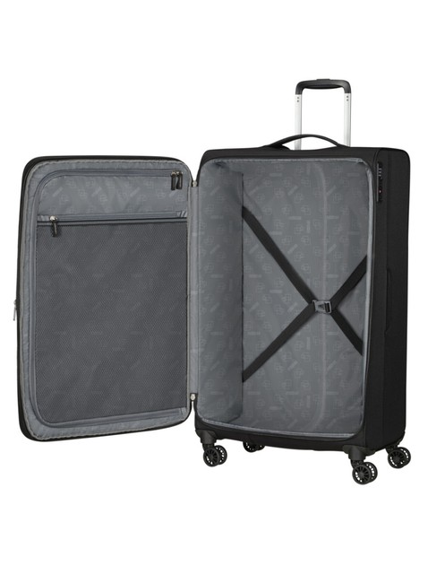 Walizka duża American Tourister AeroSpin EXP - black