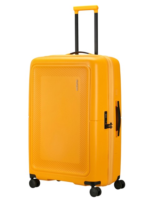 Walizka duża American Tourister DashPop EXP - golden yellow