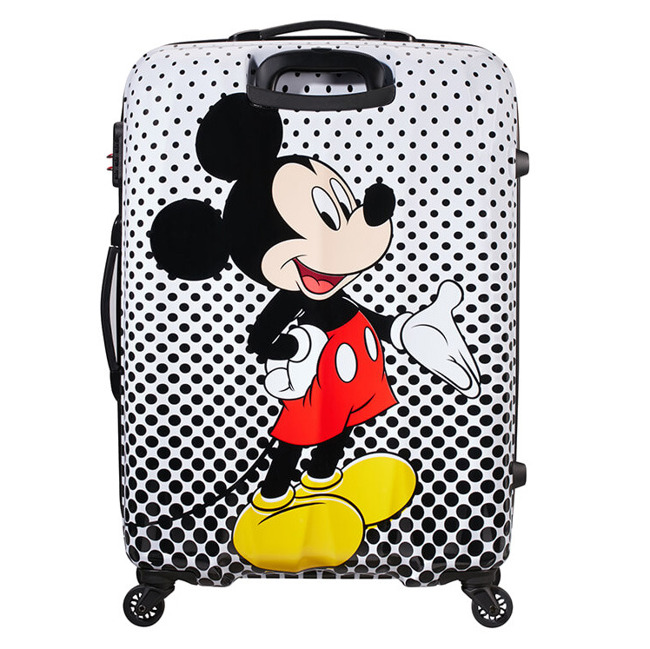 Walizka duża American Tourister Disney Legends - Mickey Mouse polka dot