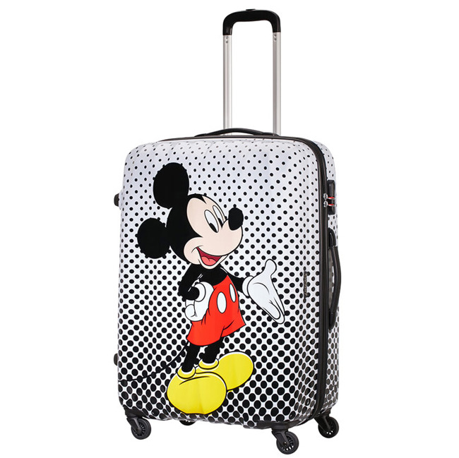 Walizka duża American Tourister Disney Legends - Mickey Mouse polka dot