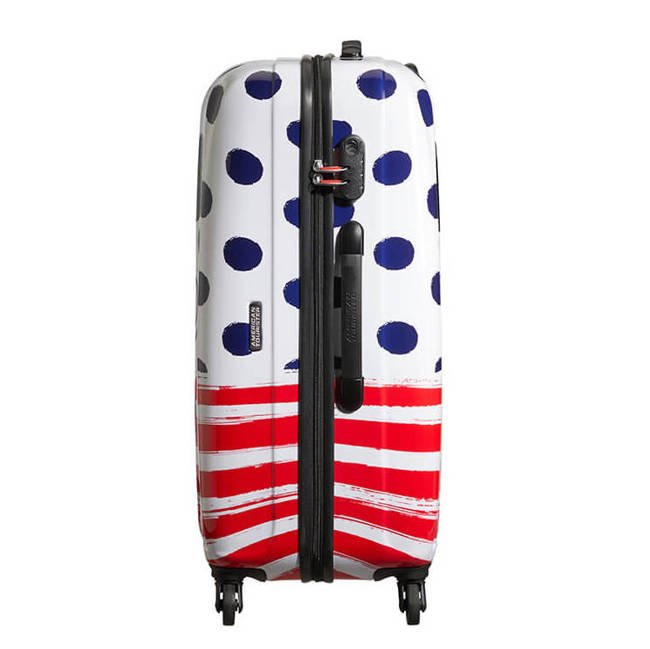 Walizka duża American Tourister Disney Legends - Mickey blue dots