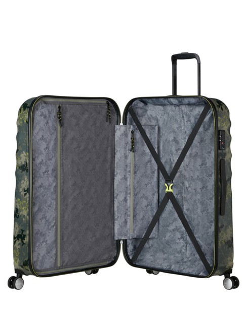 Walizka duża American Tourister Wavebreaker Disney - Donald Duck camo