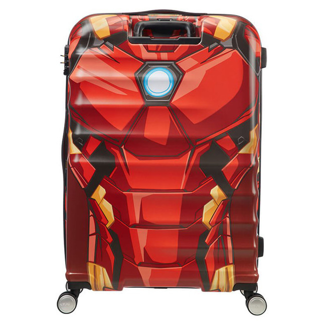 Walizka duża American Tourister Wavebreaker Marvel - Iron Man Close-Up