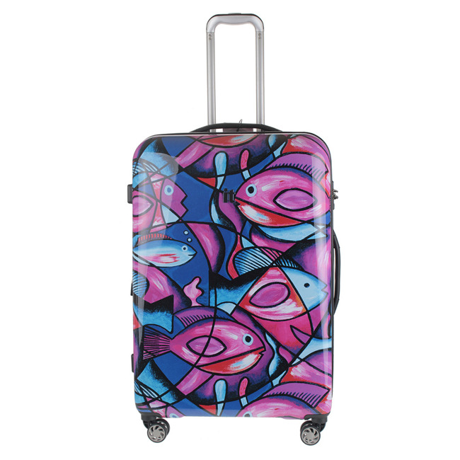 Walizka duża IT Luggage Imprint - painted fish