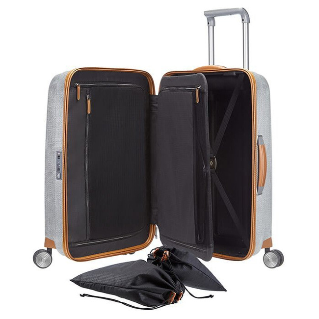 Walizka duża Samsonite Lite-Cube DLX - aluminium