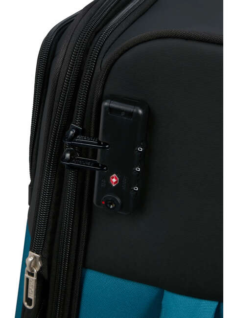 Walizka duża poszerzana American Tourister Daring Dash EXP - black / blue