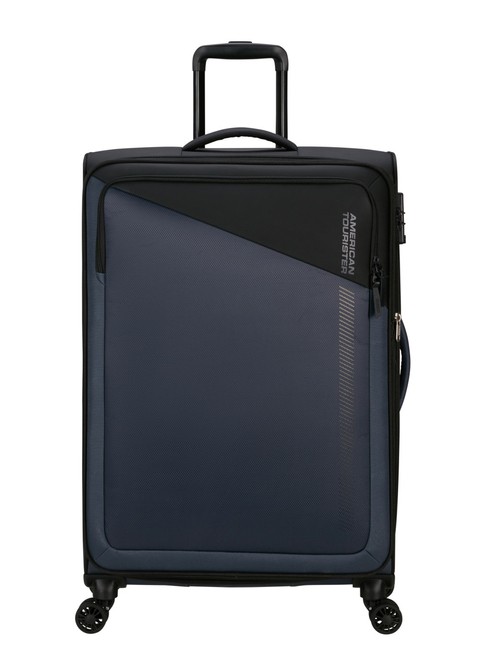 Walizka duża poszerzana American Tourister Daring Dash EXP - black / grey