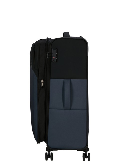 Walizka duża poszerzana American Tourister Daring Dash EXP - black / grey