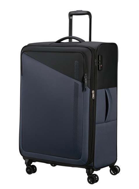 Walizka duża poszerzana American Tourister Daring Dash EXP - black / grey