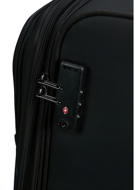 Walizka duża poszerzana American Tourister Daring Dash EXP - black / grey