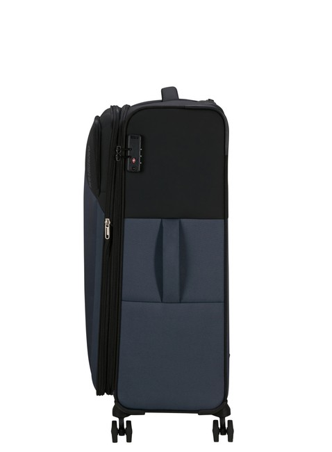 Walizka duża poszerzana American Tourister Daring Dash EXP - black / grey