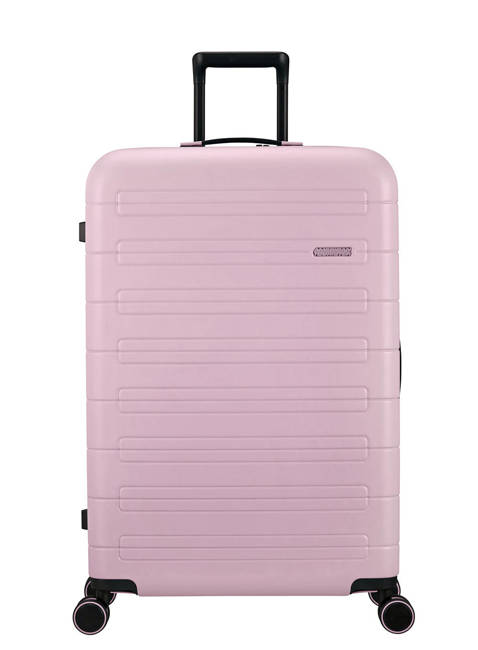 Walizka duża poszerzana American Tourister Novastream - soft pink