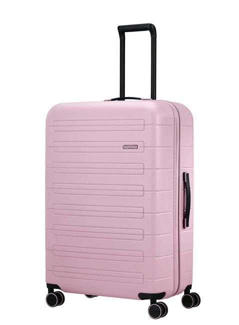 Walizka duża poszerzana American Tourister Novastream - soft pink