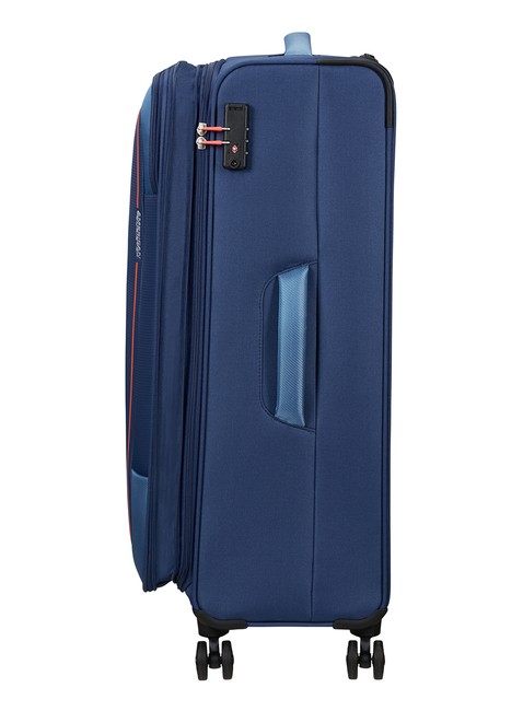 Walizka duża poszerzana American Tourister Pulsonic - combat navy