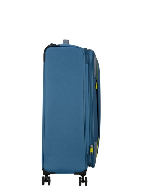 Walizka duża poszerzana American Tourister Pulsonic - coronet blue