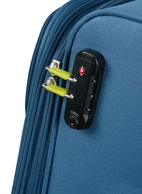 Walizka duża poszerzana American Tourister Pulsonic - coronet blue