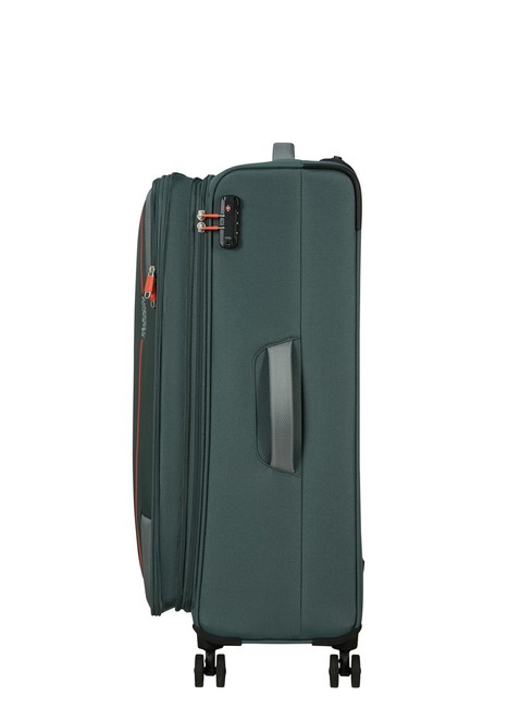 Walizka duża poszerzana American Tourister Pulsonic - dark forest