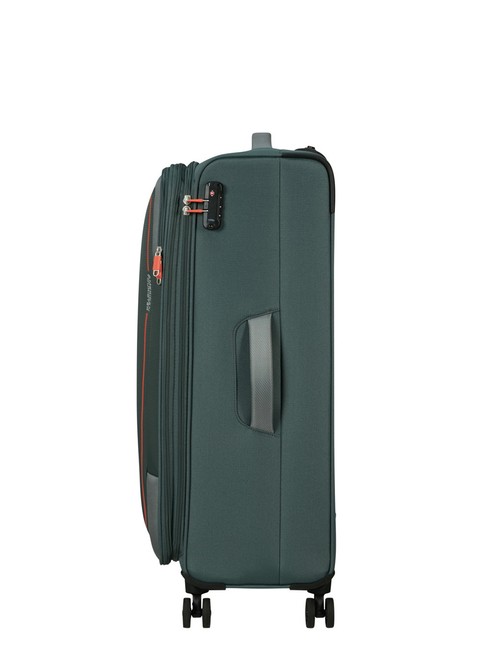 Walizka duża poszerzana American Tourister Pulsonic - dark forest