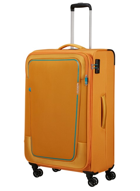 Walizka duża poszerzana American Tourister Pulsonic - sunset yellow