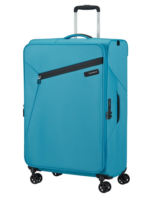 Walizka duża poszerzana Samsonite Litebeam - ocean blue