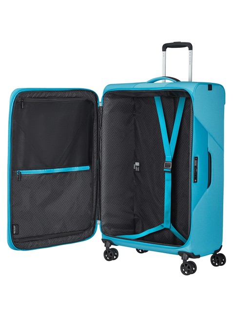 Walizka duża poszerzana Samsonite Litebeam - ocean blue