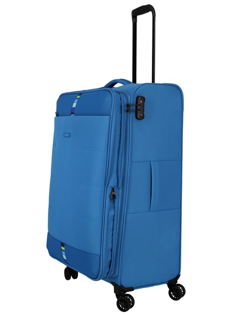 Walizka duża poszerzana Travelite Ruegen - medium blue