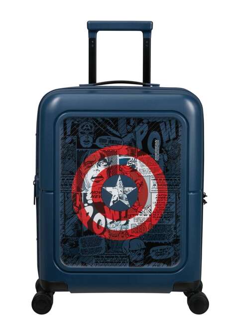 Walizka dziecięca American Tourister DashPop Disney Marvel - Captain America shield