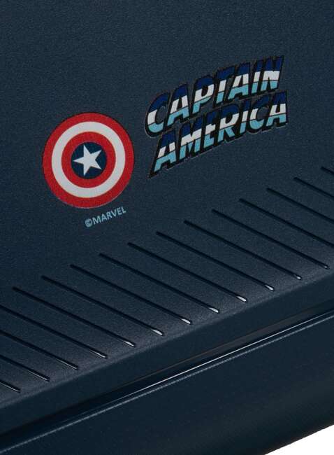 Walizka dziecięca American Tourister DashPop Disney Marvel - Captain America shield