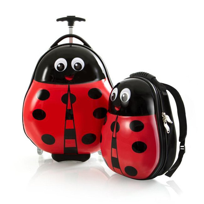 Walizka i plecak dla dzieci Heys - lady bug