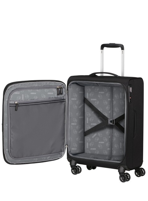 Walizka kabinowa American Tourister AeroSpin EXP - black