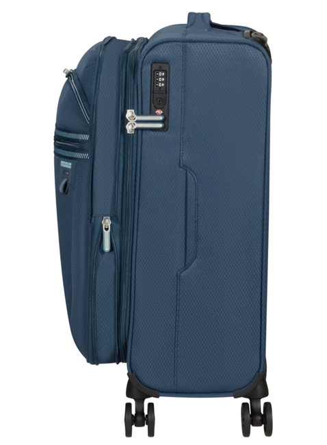 Walizka kabinowa American Tourister AeroSpin EXP - indigo