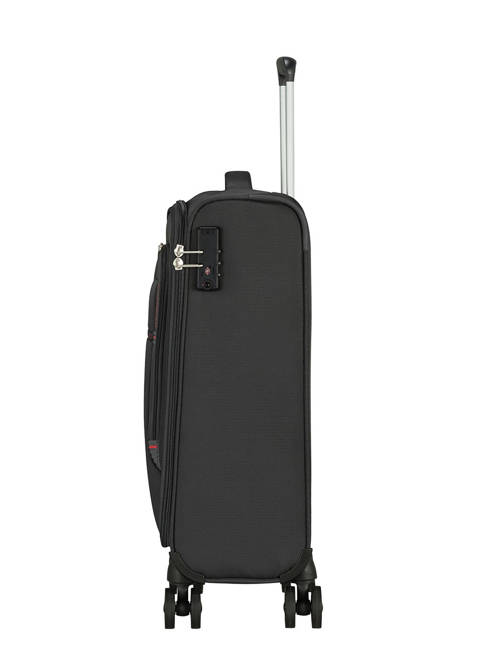 Walizka kabinowa American Tourister Crosstrack - grey/red