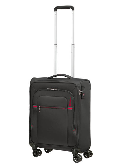 Walizka kabinowa American Tourister Crosstrack - grey/red