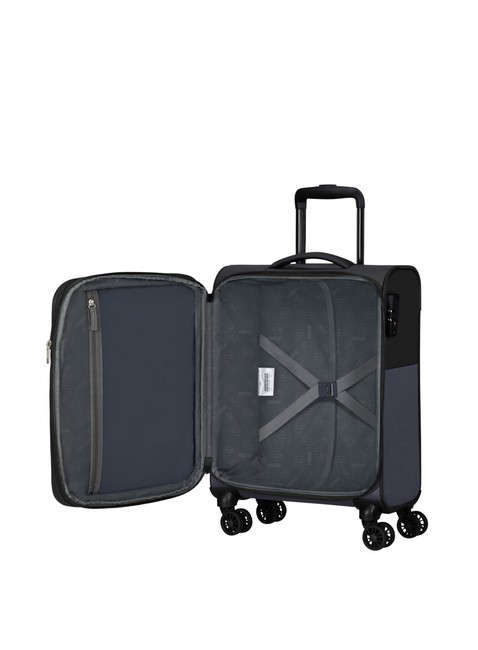 Walizka kabinowa American Tourister Daring Dash EXP- black / grey