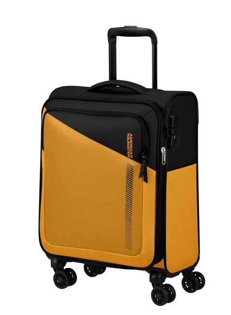 Walizka kabinowa American Tourister Daring Dash EXP- black / yellow