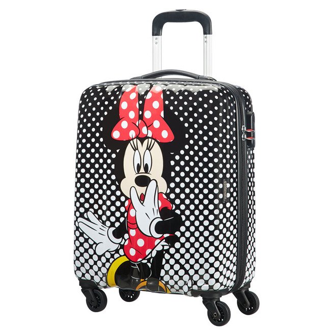 Walizka kabinowa American Tourister Disney Legends - Minnie Mouse polka dot