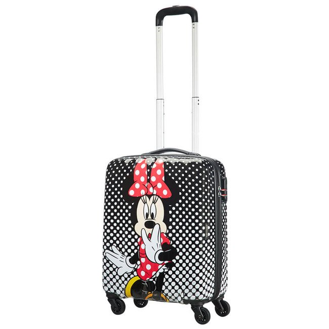 Walizka kabinowa American Tourister Disney Legends - Minnie Mouse polka dot