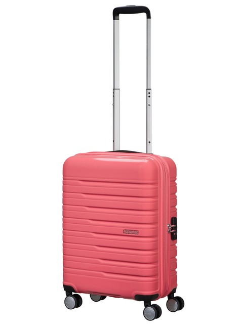 Walizka kabinowa American Tourister Flashline - coral pink