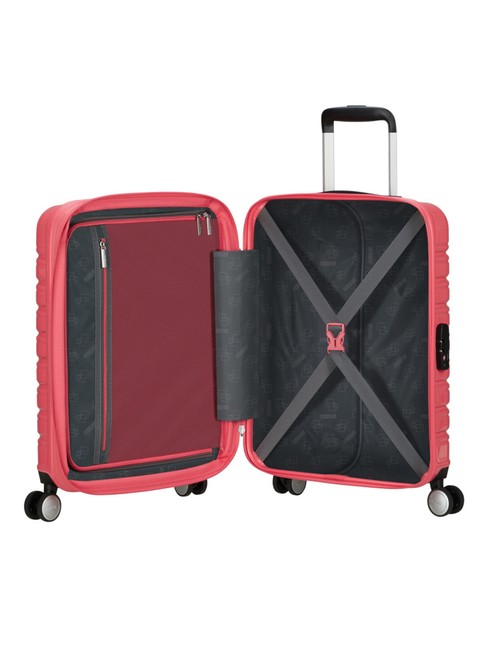 Walizka kabinowa American Tourister Flashline - coral pink