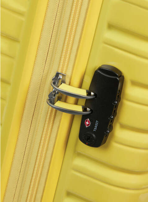 Walizka kabinowa American Tourister Flashline - lemon yellow