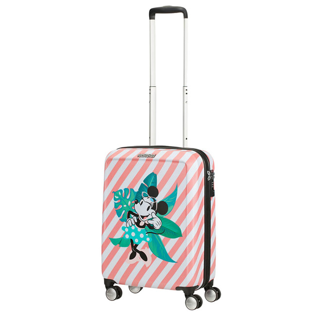 Walizka kabinowa American Tourister Funlight Disney - Minnie Miami Holiday