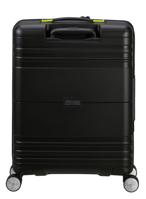 Walizka kabinowa American Tourister Hello Cabin Exp Coated - black / lime