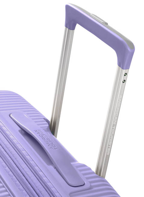 Walizka kabinowa American Tourister Soundbox - lavender