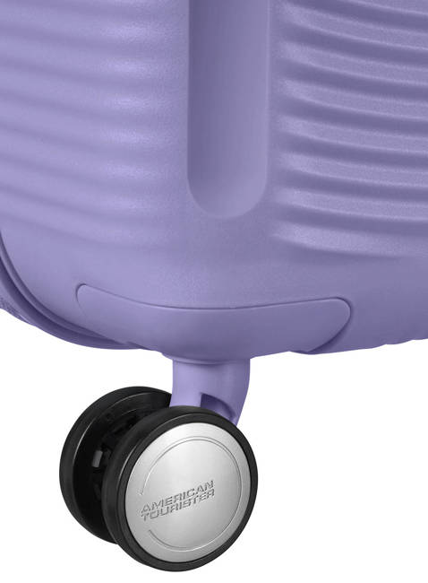 Walizka kabinowa American Tourister Soundbox - lavender