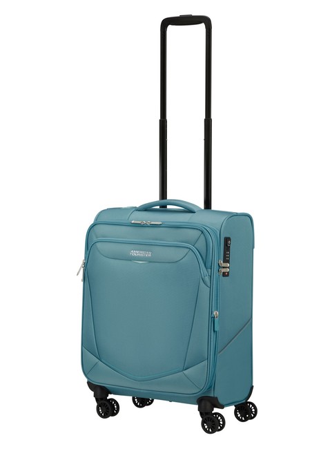 Walizka kabinowa American Tourister SummerRide EXP - breeze blue