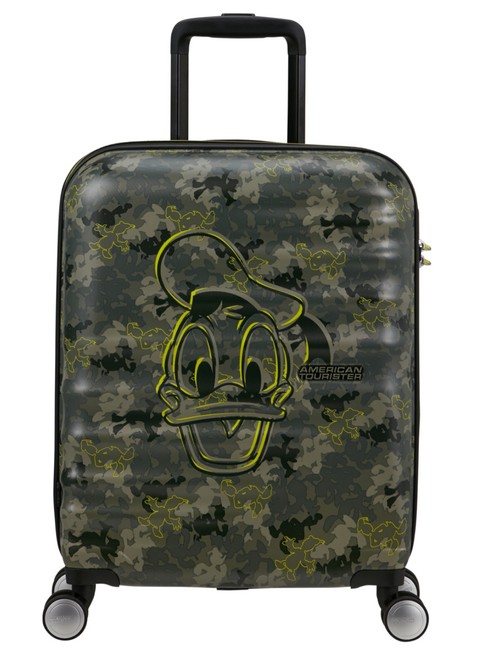 Walizka kabinowa American Tourister Wavebreaker Disney - Donald Duck camo