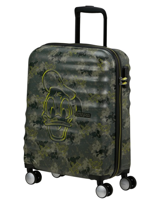 Walizka kabinowa American Tourister Wavebreaker Disney - Donald Duck camo